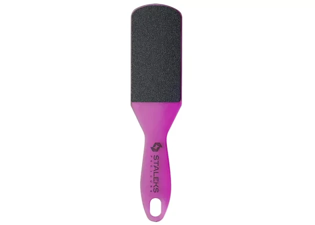 Терка для педикюру STALEKS EXPERT AЕ-10-1, 60/80 гріт, фіолетова