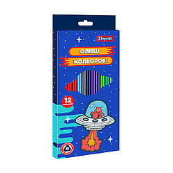 Олівці кольорові 1 Вересня 12 кол Space