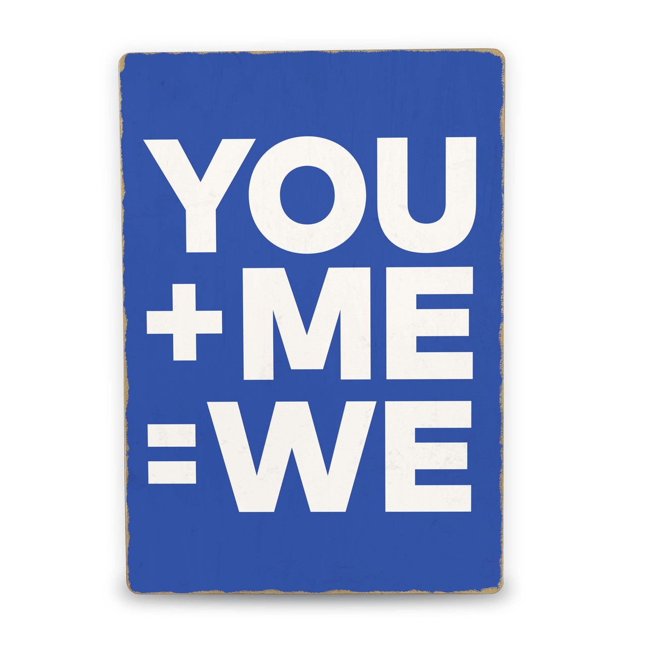 Дерев'яний Постер You+Me Blue