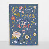 Дерев'яний Постер Keep it happy, фото 6