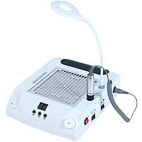 Апарат 6 в 1 (Витяжка+фрезер+лампа для сушіння нігтів+настільна лампа) для манікюру.