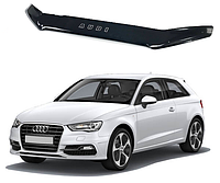 Дефлектор капота мухобойка на Audi A3 (8V) 2012-2020 (S-крепл) VIP TUNING