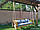Садові гойдалки дерев'яні, підвісний диван-гойдалка  з Модрини, фото 5