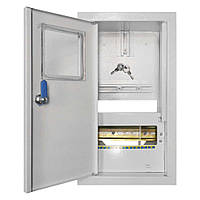 Щит ШМР-1Ф-8Н NOVA 8 модулів під лічильник металевий накладний розподільний 210105