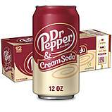 Dr Pepper Cream Soda Блок 12*355ml, фото 3