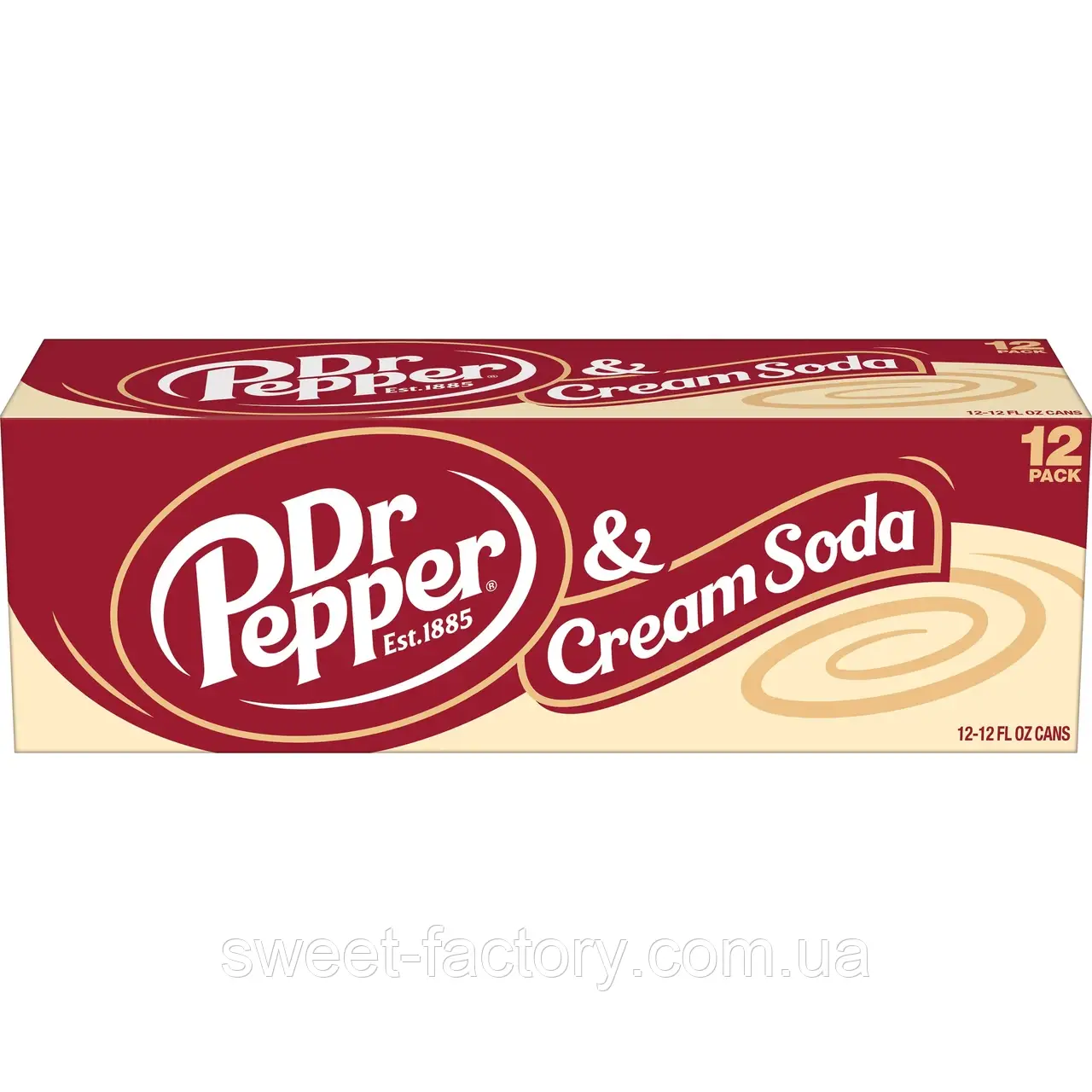 Dr Pepper Cream Soda Блок 12*355ml, фото 1