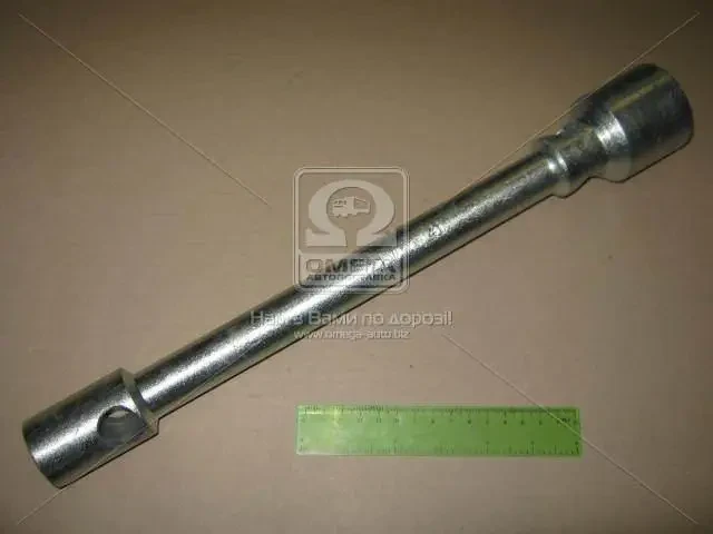 Ключ балонний ГАЗ,ЗІЛ (21х41/22х41) (квадрат під футорку, L=400 mm)(цинк)
