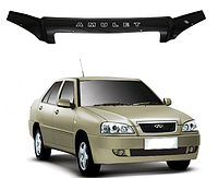 Дефлектор капота мухобойка на мухобойка Chery Amulet (A15) седан 2003-2010 AV-Tuning Харьков