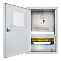 Щит ШМР-1Ф-12Н NOVA 12 модулів під лічильник металевий накладний розподільний 210109