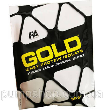 Протеїн ізолят Fitness Authority Gold Whey Protein Isolate 30 г (1 шт.), фото 1