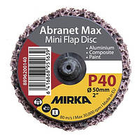 Лепестковый круг Mirka Abranet Max P40 Ø50 мм (Quick Lock)