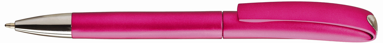 Ручка пластикова VIVA PENS Ines Solid рожева