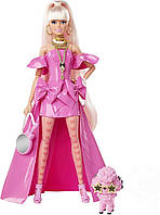 Лялька Барбі Екстра Фенсі блондинка в рожевому Barbie Extra Fashionista Doll HHN12