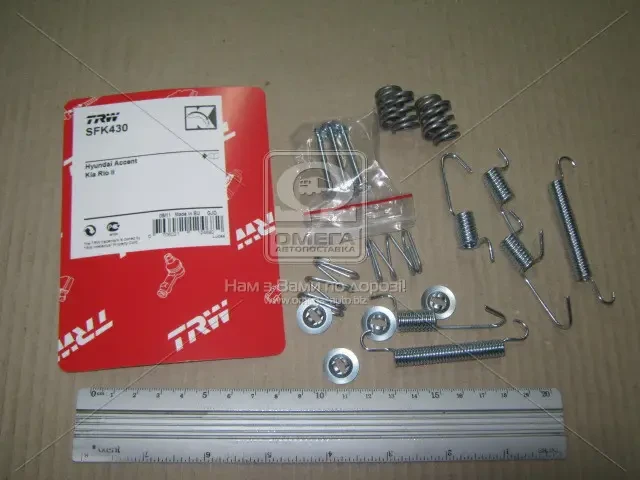 Колодка гальм. компл. монтажний HYUNDAI ACCENT, KIA RIO задн. (вир-во TRW)