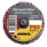 Лепестковый круг Mirka Abranet Max P80 Ø50 мм (Quick Lock)