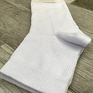 Шкарпетки чоловічі сітка бавовна середні ВженеBOSSі, розмір 27 (41-42), білі, 012098, фото 3