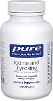 Pure Encapsulations Iodine and Tyrosine / Йод и тирозин для поддержки щитовидной железы 120 капс