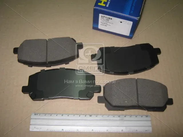 Колодка гальм. диск. LEXUS RX 300 V6, 2WD 00 - 01 передн. (вир-во SANGSIN)