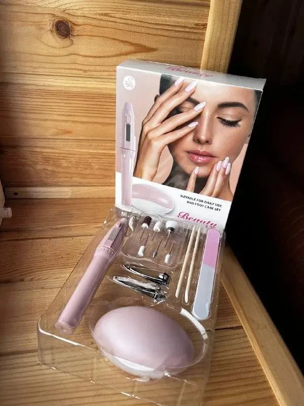 Фрезер для манікюру та педикюру BEAUTY Manicur Pedicur Set Домашній набір для манікюру та педикюру