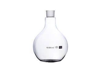 Колба плоскодонна Simax 10000 мл зі шліфом 60/46.