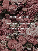 Аромат / Отдушка AMBER & ROSE - для изготовления свечей и аромадиффузоров с ароматом розы и амбры