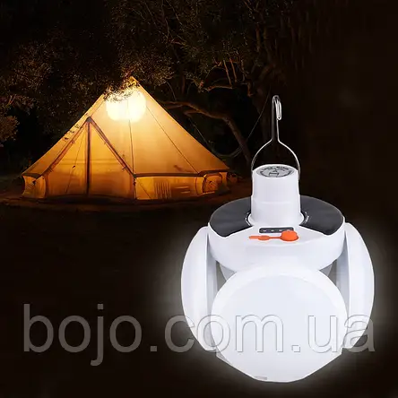 Ліхтар-лампа на сонячній батареї BL-2029 універсальний кемпінговий, фото 1