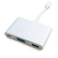Порт-реплікатор EXTRADIGITAL USB Type-C to VGA\/USB 3.0\/Type-C (0.15m) (KBV1690)