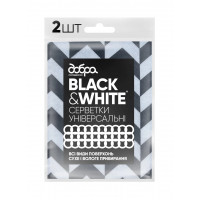 Серветки для прибирання Добра Господарочка універсальні Black&White 2 шт. (4820086522069), фото 1