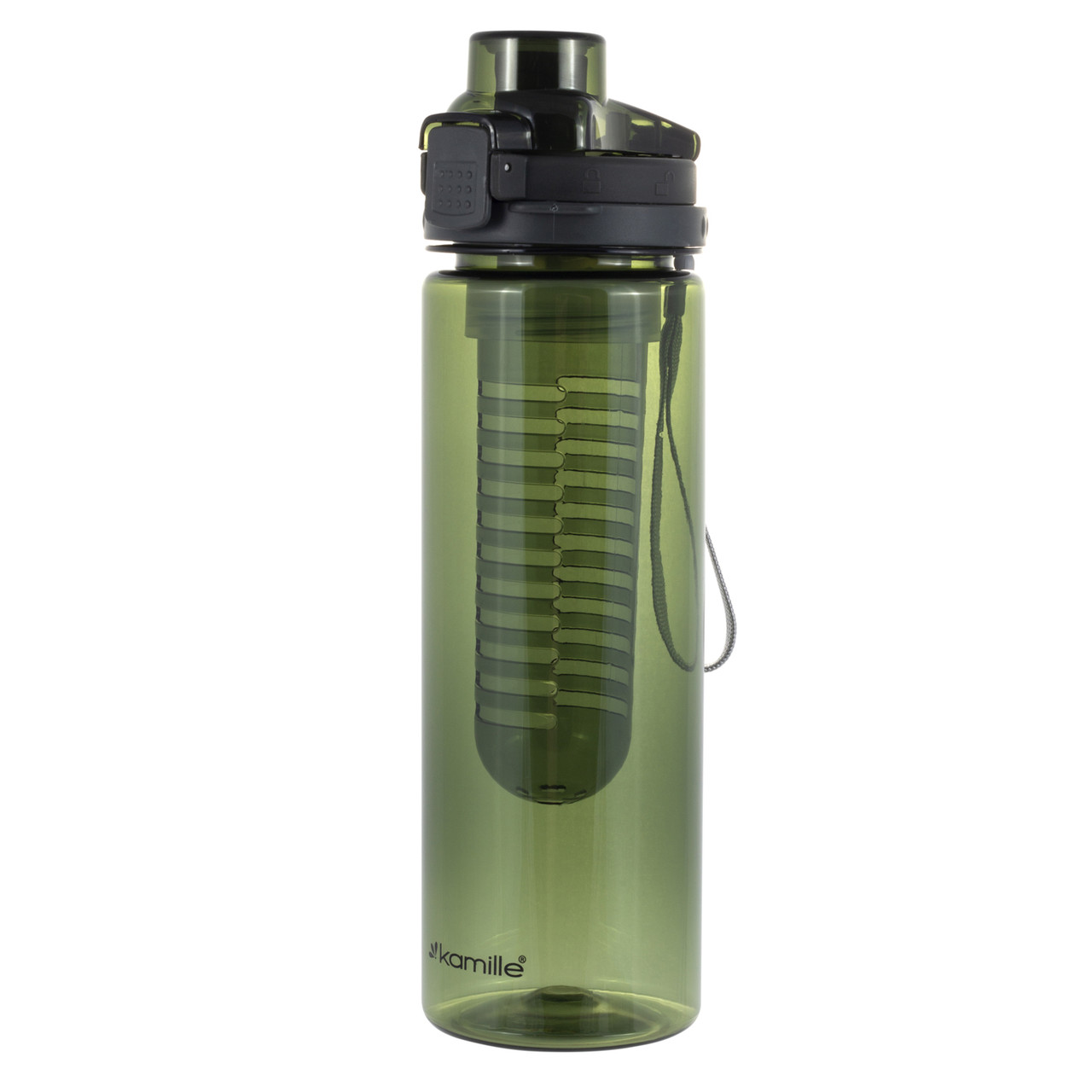 Спортивная бутылка для воды Kamille Зеленый 750мл из пластика KM-2304 "Lv" - фото 5 - id-p1855557807