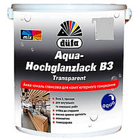 Аква-емаль глянцева Aqua-Hochglanzlack B3 transparent 2,5л