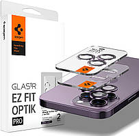 Захисне скло Spigen для камери iPhone 14 Pro/14 Pro Max - EZ Fit Optik Pro (2шт), Deep Purple (AGL05597)