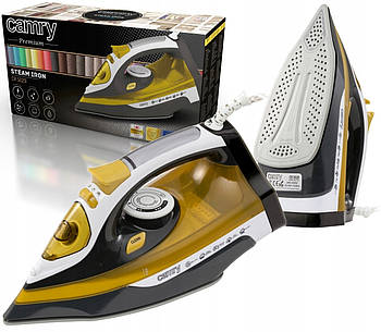 Праска з парою Camry CR 5029 — 3000 Вт, керамічна підошва, вертикальне відпарювання, захист від накипу