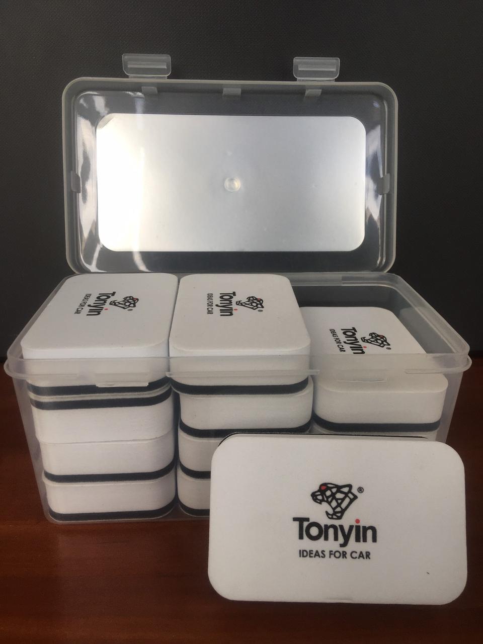 Набір аплікаторів для нанесення керамічного покриття 12шт TONYIN, фото 1