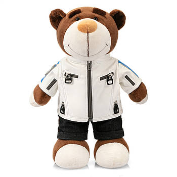 М'які іграшки БМВ Плюшевий Ведмедик Ведмідь BMW у стилі Motorsport Аксесуари БМВ в білій куртці