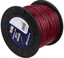 Корд тримерний Husqvarna Opti Round 3.0 мм / 240 м, Spool Red