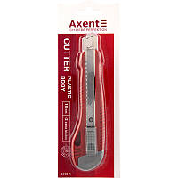 Нож канцелярский 18 мм +2 запасных лезвия, Axent 6602-A