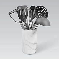 Набір кухонного приладдя з відерком 7 предметів Maestro MR-1548-A Набір кухарів із нейлону