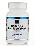Бени Коджи Красный дрожжевой рис Douglas Laboratories (Beni Koji Red Rice Yeast) 60 капсул