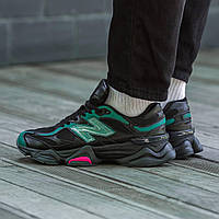 Мужские кроссовки New Balance 9060 x Mowalola Burglarwear Black Teal Pink