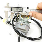 Карбюратор KEIHIN PZ30 квадроцикла мотоцикла ATV 200 250 300 з тросом газа і кронштейном, фото 7