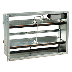 Клапан протипожежний багатостулковий КПДУ