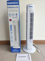 Колонний підлоговий вентилятор 45Вт поворот 90° Turmventilator Daewoo DVT29V