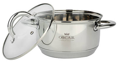 Набір посуду OSCAR NEST 2 каструлі з кришками (1.7 л+3.15 л) OSR-4000, фото 5