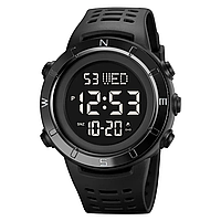 Skmei 2015 мужские спортивные часы черные с черным циферблатом