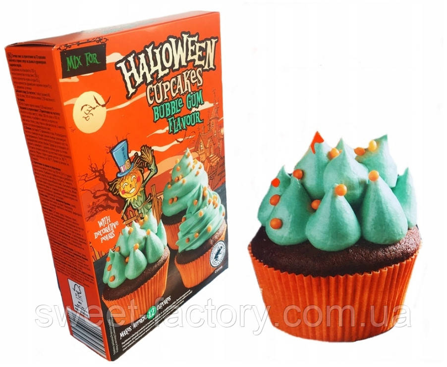 Набір для випікання Halloween Cupcikes Bubble Gum 350g