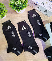 Мужские летние носки Adidas з сеточной частью, носки мужские Адидас