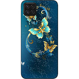 Чохол силіконовий для Samsung M32 Galaxy M325 з картинкою Красиві метелики