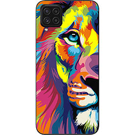 Бампер силіконовий для Samsung M32 Galaxy M325 з малюнком Яскравий лев