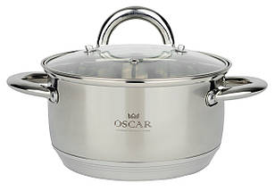 Набір посуду OSCAR MASTER ковш 1.15 л + каструля (1.9 л+3.6 л) OSR-4001/n, фото 3