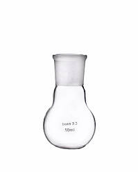 Колба плоскодонна 50 мл зі шліфом 29/32,Boro 3.3